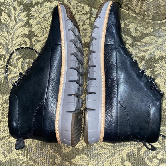 Cole Haan Men’s Zeroguard Rugged Black Leather Chukka Boots Size 10. - Picture 6 of 8